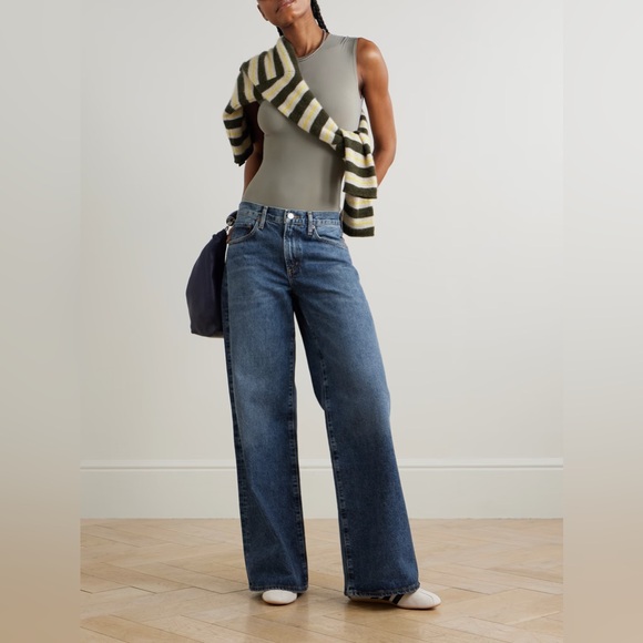 Agolde Denim - AGOLDE Clara Baggy Low Rise Wide Leg Organic Jeans Size 24